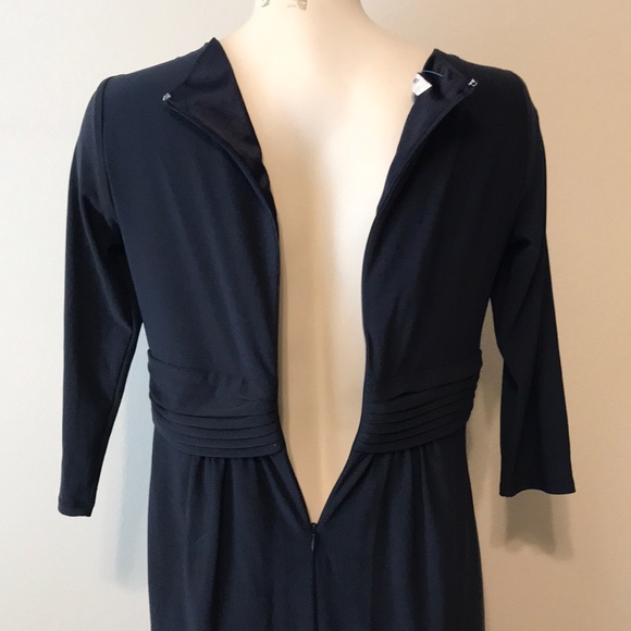 Evan Picone Navy Sheath Dress - Picture 5 of 5